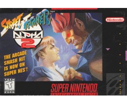 SNES - Super Nintendo Street Fighter Alpha 2 Pre-Played