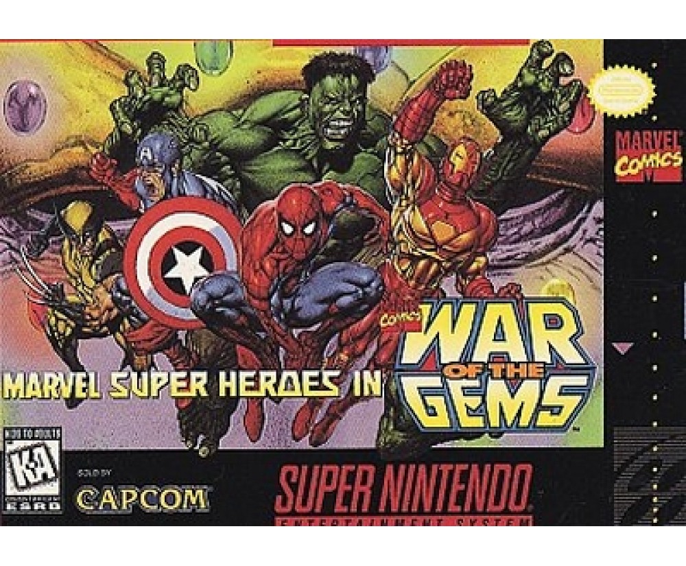 SNES - Super Nintendo Marvel Super Heroes: War of the Gems Pre-Played
