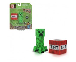 So Toy Minecraft Action Figure 3' Core Creeper With Accessory 9 Pack