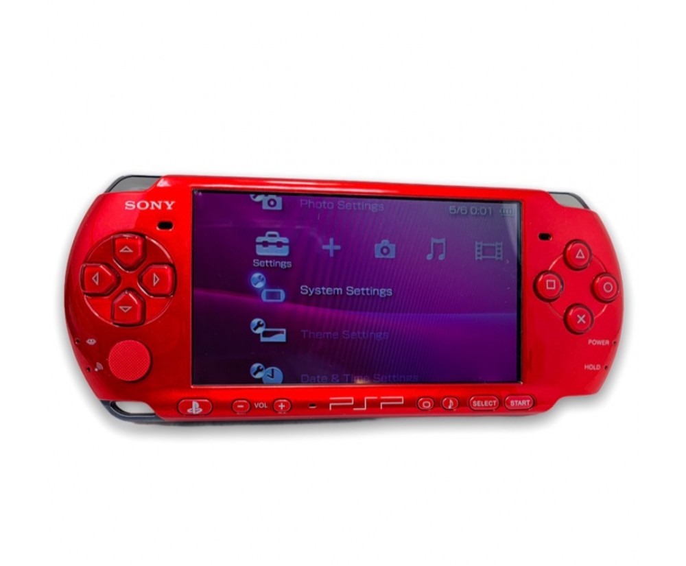 Radiant Red PSP 3000 w/ Box Bundle - Red PSP 3000 - Complete Radiant Red PSP 3000 w/ Box Bundle - Red PSP 3000 - Complete