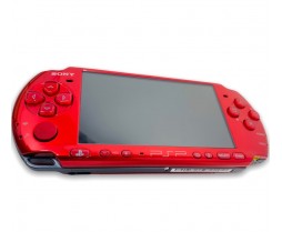 Radiant Red PSP 3000 w/ Box Bundle - Red PSP 3000 - Complete