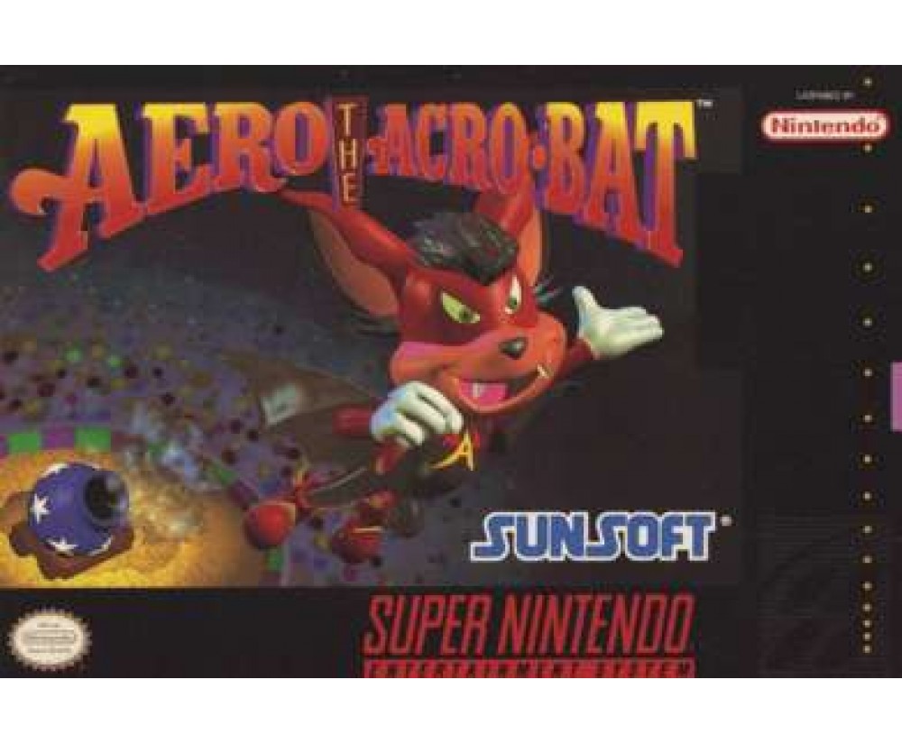SNES - Super Nintendo Aero the Acrobat Pre-Played