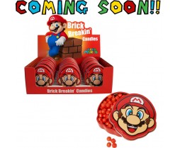 Super Mario Brick Breaking Candy Tins 18 Pack by Nintendo