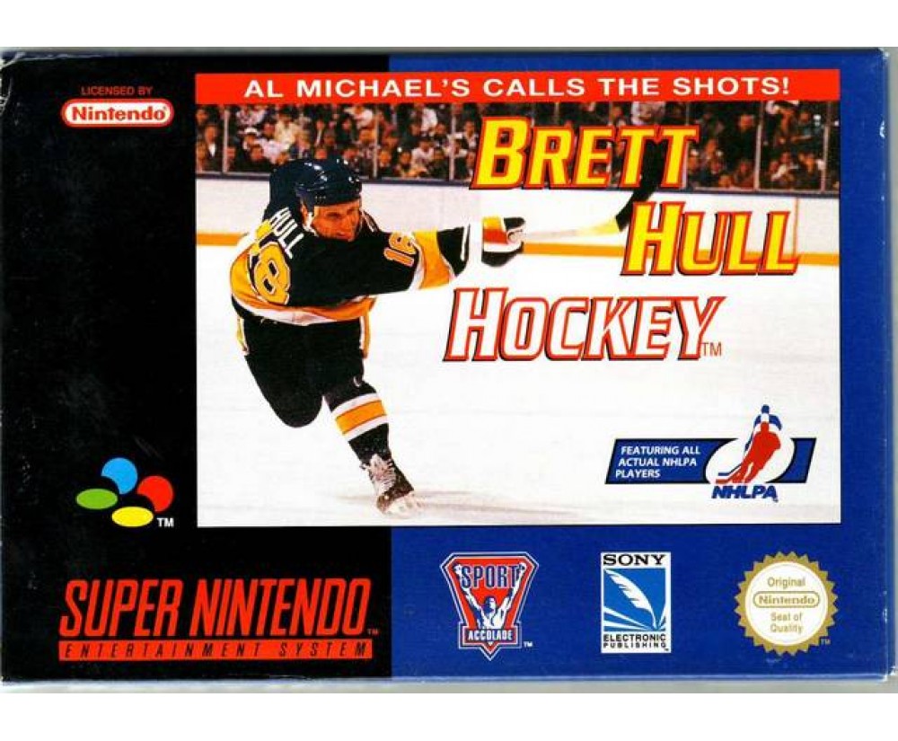 Super Nintendo Brett Hull Hockey