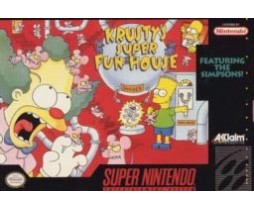 SNES - Super Nintendo Krusty's Super Fun House Pre-Played