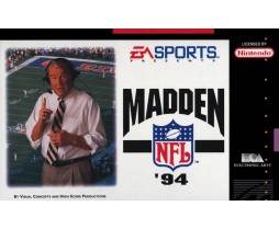Super Nintendo Madden 94