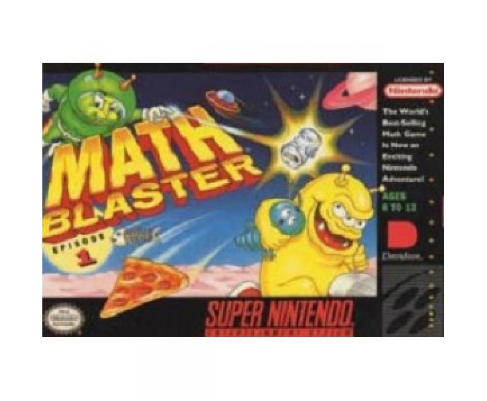 Super Nintendo Math Blasters Episode 1 (Cartridge Only)