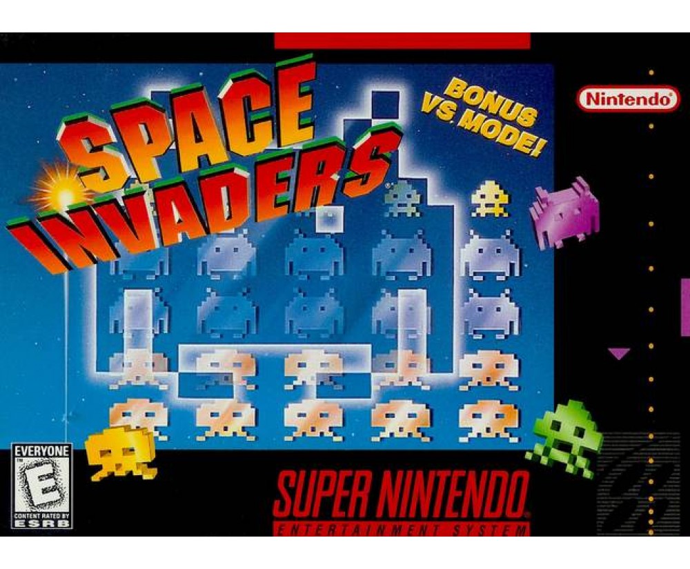 SNES Space Invaders Super Nintendo Space Invaders Game Only - Retro Super Nintendo - Super Nintendo Space Invaders - Game Only