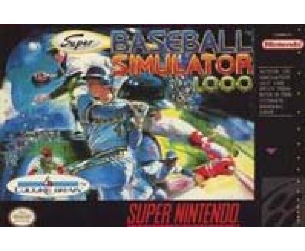 Super Nintendo Super Baseball Simulator 1000 (cartridge Only)