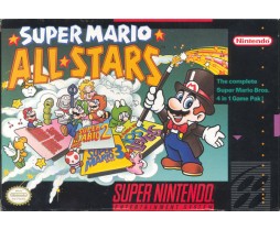 Game Only* Super Nintendo Super Mario All-Stars - Retro Super Nintendo Game Super Nintendo Super Mario All-Stars