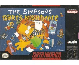 SNES - Super Nintendo The Simpsons: Bart's Nightmare Pre-Played