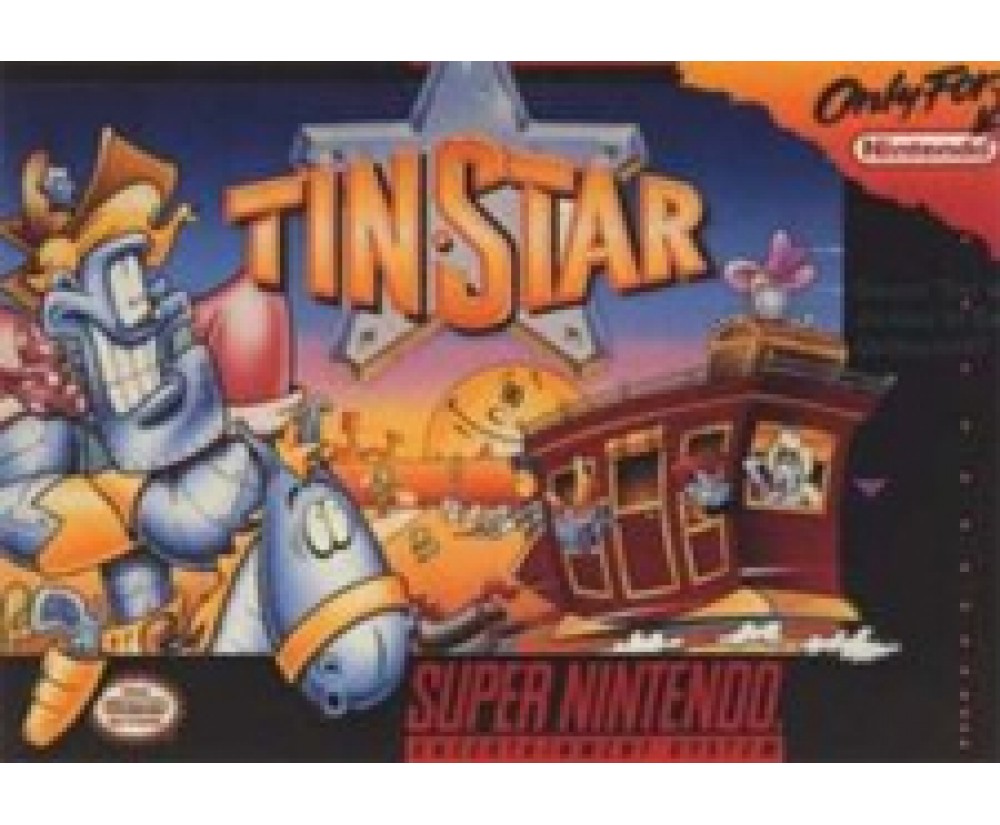 SNES Super Nintendo Tin Star Cartridge Only - SNES. For Retro Super Nintendo Super Nintendo Tin Star (Cartridge Only)