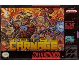 SNES Super Nintendo Total Carnage Cartridge Only - Retro Super Nintendo Game Super Nintendo Total Carnage (Cartridge Only)
