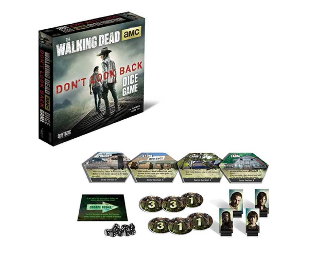 Toy Board Game The Walking Dead Don't Look Back Dice Game