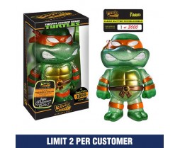 Toy Hikari Sofubi Vinyl Figure Clear Michelangelo Limited Edition