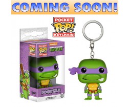 Toy Pocket Pop Keychain- Vinyl Figure Teenage Mutant Ninja Turtles Donatello