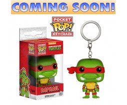 Toy Pocket Pop Keychain- Vinyl Figure Teenage Mutant Ninja Turtles Raphael