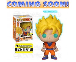 Toy Pop Vinyl Figure Dragon Ball Z Glow In The Dark Super Saiyan Ee Exclusive (disney)