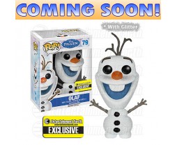 Toy Pop Vinyl Figure Frozen Glitter Olaf Ee Exclusive (disney)