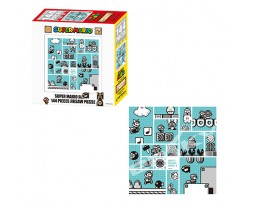 Toy Puzzle Super Mario 30th Anniversary Blue Jigsaw Puzzle
