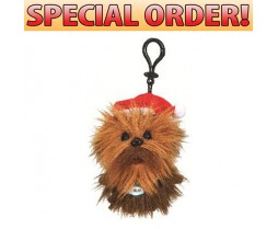 Toy Star Wars Santa Hat Talking Mini Plush Clip-ons Chewbacca Santa 16 Pcs
