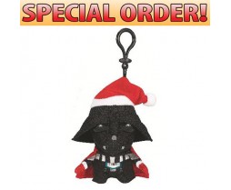 Toy Star Wars Santa Hat Talking Mini Plush Clip-ons Darth Vader Santa 16 Pcs