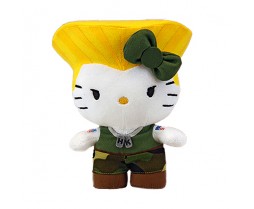 Toy Street Fighter X Sanrio Hello Kitty Guile Plush 11