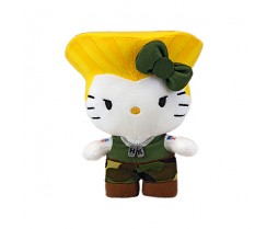 Toy Street Fighter X Sanrio Hello Kitty Guile Plush 6