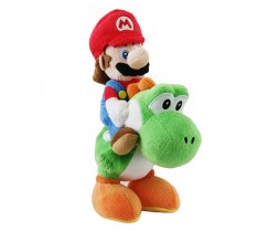 Toy Super Mario Plush Mario Riding Yoshi 8