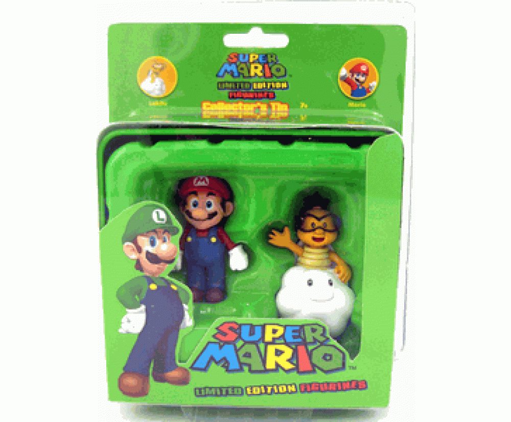 Mario / Lakitu Troopa 2 Pack - Super Mario Limited Edition Figurines - Brand New Mario / Lakitu Troopa 2 Pack - Super Mario Limited Edition Figurines - Brand New