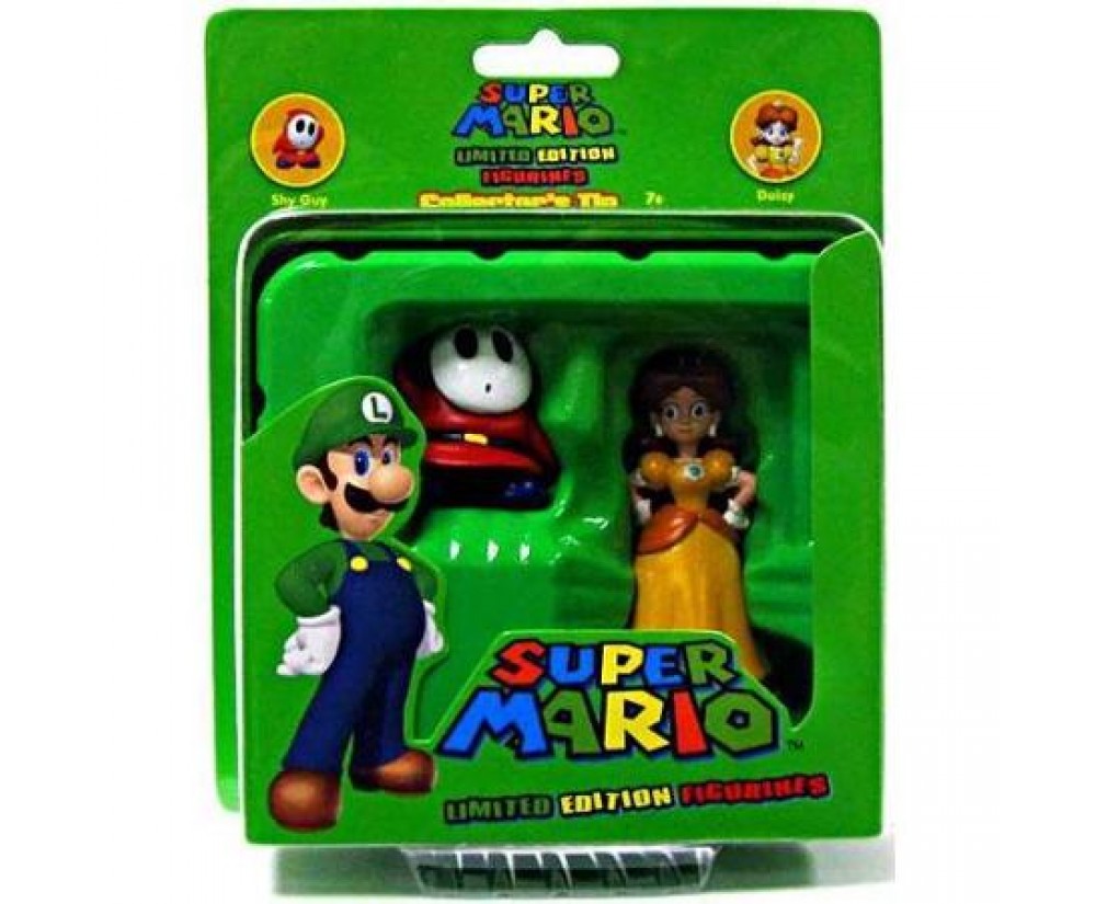 Daisy / Shy Guy - Super Mario Limited Edition Figurines - Brand New