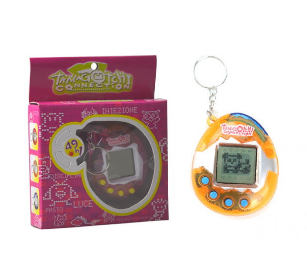 Tangerine Virtual Digital Pet Toy - 90s Style Virtual Pet Tamagotchi Tangerine Virtual Digital Pet Toy - 90s Style Virtual Pet Tamagotchi