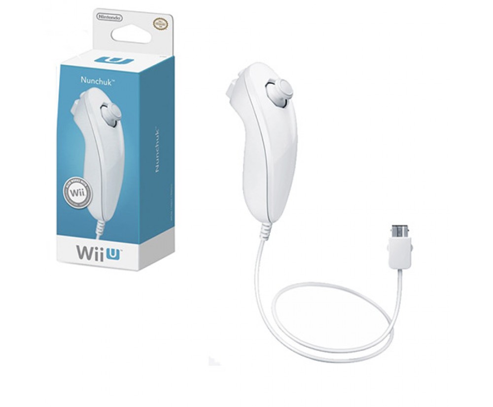 White Nintendo Wii Wired Nunchuck (Nintendo)