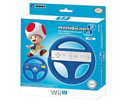Wii U Controller Mario Kart 8 Toad Racing Wheel (hori)