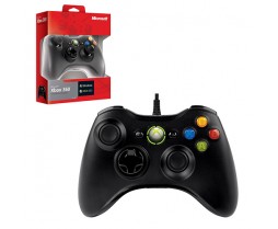 Xbox 360 Controller Wired Eu Version Black (microsoft)