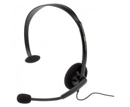 Xbox 360 Headset Wired Black New Bulk Package (microsoft)