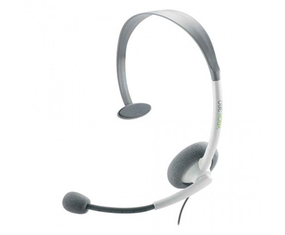 Xbox 360 Headset Wired White Bulk Package (Microsoft)