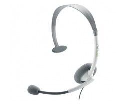 Xbox 360 Headset Wired White Bulk Package (Microsoft)