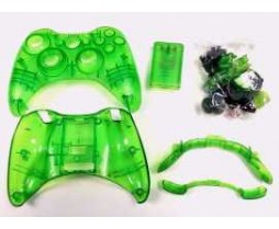 Clear Green - Xbox 360 Custom Controller Shells