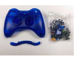 Clear Blue - Xbox 360 Custom Controller Shells